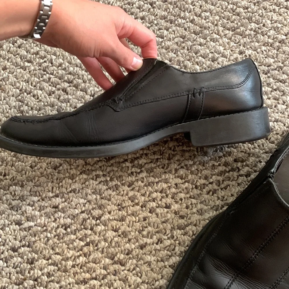 ❄️Black slip on dress shoes - Picture 2 of 8